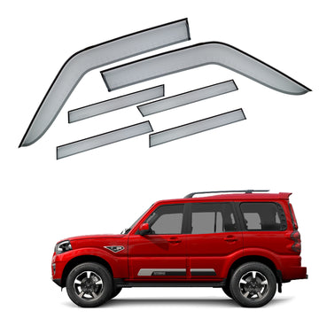 DOOR VISOR FOR MAHINDRA SCORPIO CLASSIC (6PCS) PLAIN