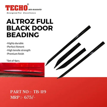 TATA ALTOZ FULL BLACK 2020 ONWARDS, SET OF 4 PCS DOOR BEADING