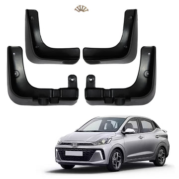 HYUNDAI AURA 2020 ONWARDS, SET OF 4 PCS MUD GUARD