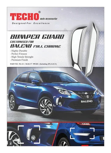 BALENO FULL CHROME BUMPER GUARD