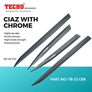 MARUTI CIAZ WITH CHROME 2014 ONWARDS, SET OF 4 PCS DOOR BEADING