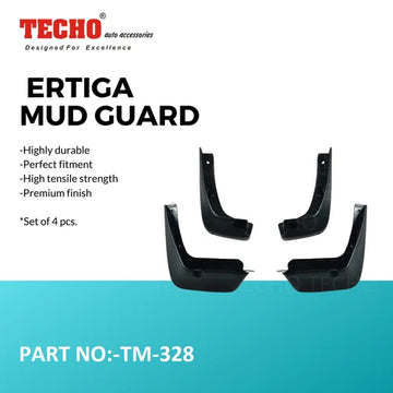 MARUTI ERTIGA ERTIGA 2012-2017, SET OF 4 PCS MUD GUARD