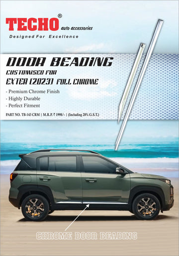 DOOR BEADING FOR HYUNDAI EXTER FULL CHROME 2023