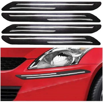 BUMPER GUARD FOR MARUTI SUZUKI GLANZA FULL CHROME 2015-2021
