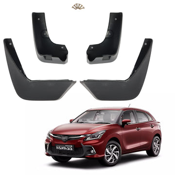 TOYOTA GLANZA 2015-2021, SET OF 4 PCS MUD GUARD