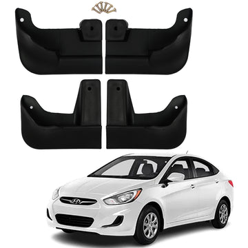 HYUNDAI ACCENT 2002 ONWARDS, SET OF 4 PCS MUD GUARD
