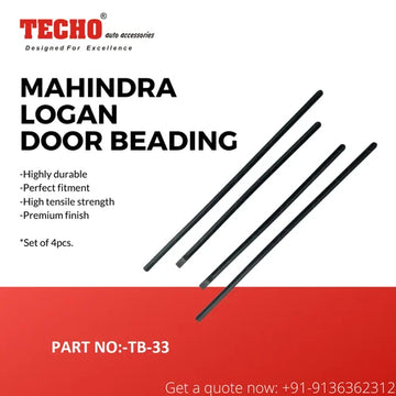 MAHINDRA LOGAN BLACK 2007 ONWARDS, SET OF 4 PCS DOOR BEADING