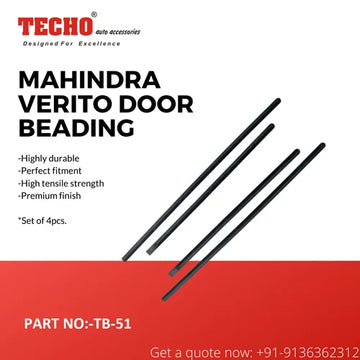 MAHINDRA VERITO 2011-2012, SET OF 4 PCS DOOR BEADING