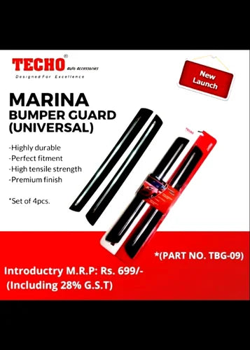 BUMPER GUARD FOR UNIVERSAL MARINA WITH CHROME FLEXLINE 1971-1981
