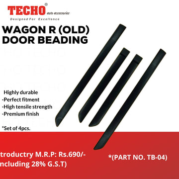MARUTI WAGON-R BLACK 2000-2006, SET OF 4 PCS DOOR BEADING