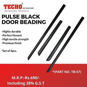 RENAULT PLUSE BALCK 2011 ONWARDS, SET OF 4 PCS DOOR BEADING