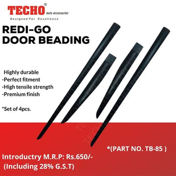 NISSAN REDI-GO BLACK 2015 ONWARDS, SET OF 4 PCS DOOR BEADING