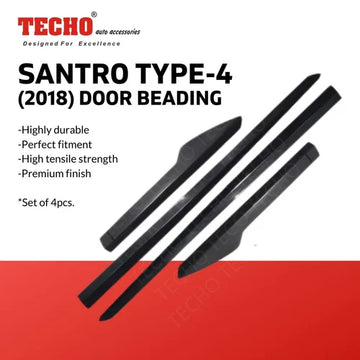 HYUNDAI S-NTRO BLACK 2018 ONWARDS, SET OF 4 PCS DOOR BEADING