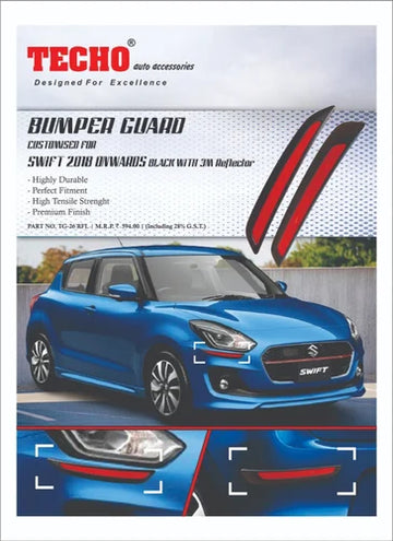 SWIFT 2020 WITH 3M REFLECTOR BUMPER GUARD