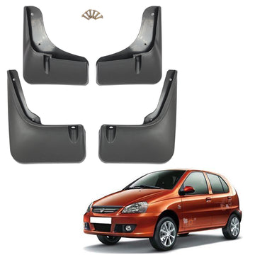 TATA INDICA-V2- PLAIN 2007 ONWARDS, SET OF 4 PCS MUD GUARD