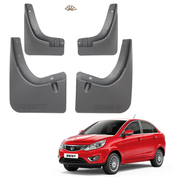 TATA ZEST DX 2014 ONWARDS, SET OF 4 PCS MUD GUARD