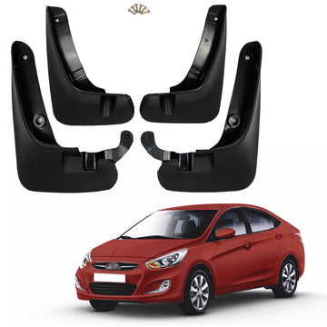 HYUNDAI VERNA 2011-2016, SET OF 4 PCS MUD GUARD