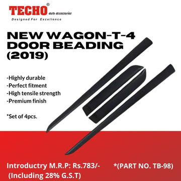 MARUTI WAGON R 2019 ONWARDS, SET OF 4 PCS DOOR BEADING