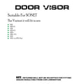 Kia Sonet 2020+ Door Visors