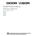 Toyota Innova Hycross 2023+ Door Visors