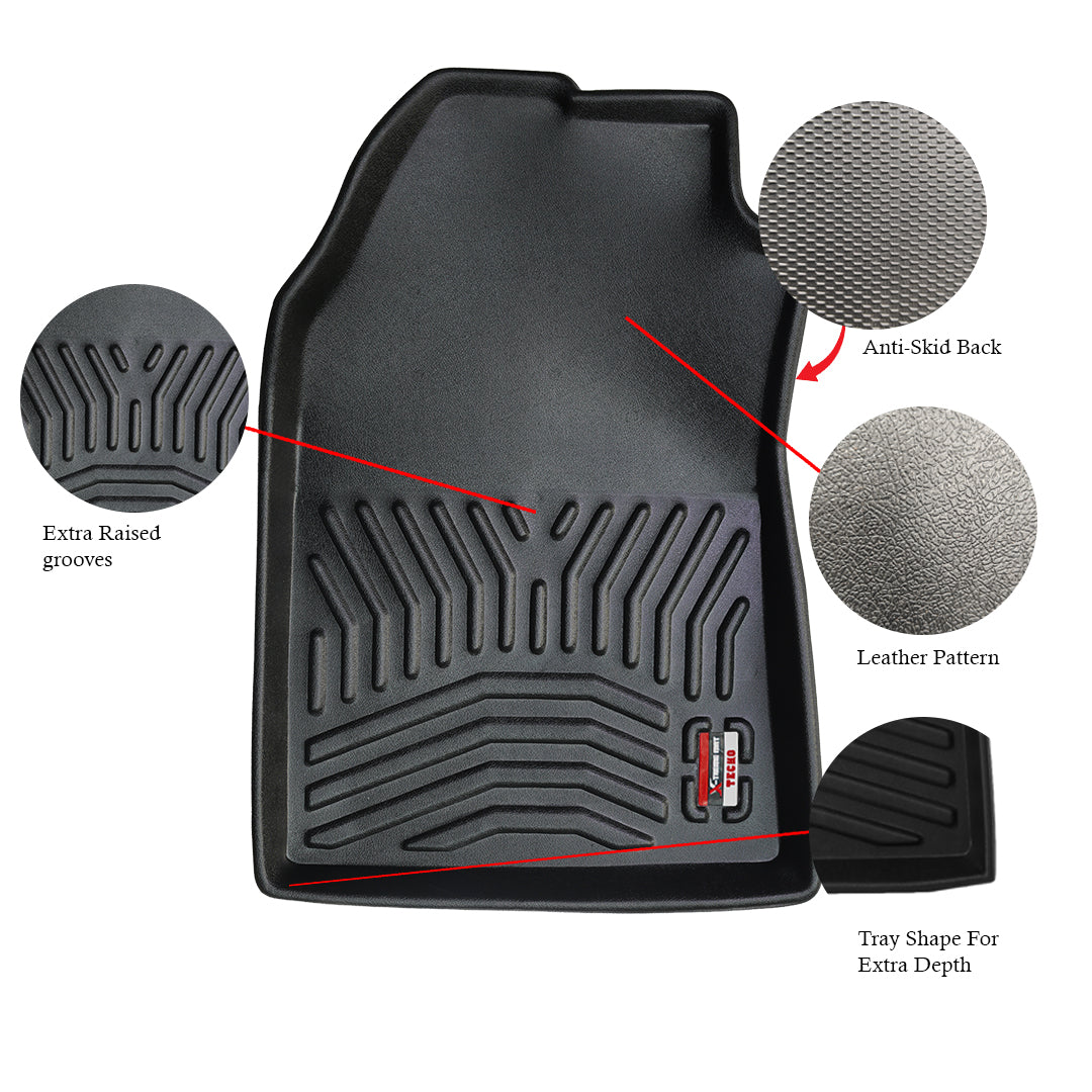 HONDA AMAZE 2018 ONWARDS (MANUAL/AUTO), X-TREME MAT, SET OF 3 PCS