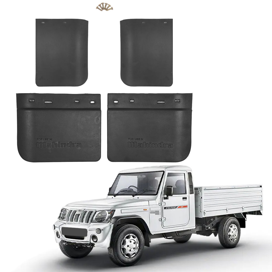 MAHINDRA BOLERO PICKUP 2000 ONWARDS, SET OF 4 PCS  MUD GUARD