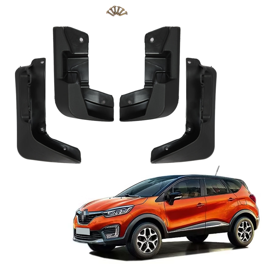 RENAULT CAPTUR 2017 ONWARDS, SET OF 4 PCS  MUD GUARD