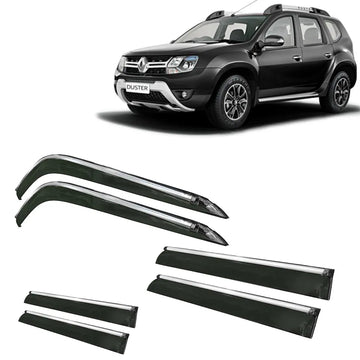 RENAULT DUSTER PLAIN 2022 ONWARDS, SET OF 6 PCS  DOOR VISOR