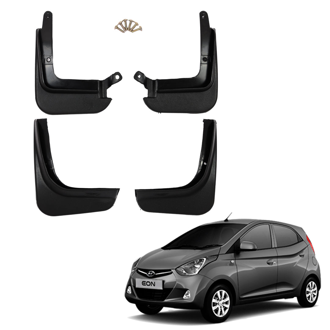 HYUNDAI EON 2011 ONWARDS, SET OF 4 PCS  MUD GUARD