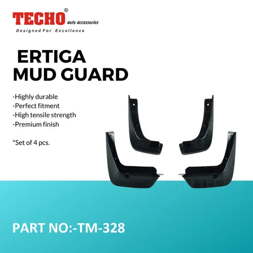MARUTI ERTIGA ERTIGA 2012-2017, SET OF 4 PCS  MUD GUARD