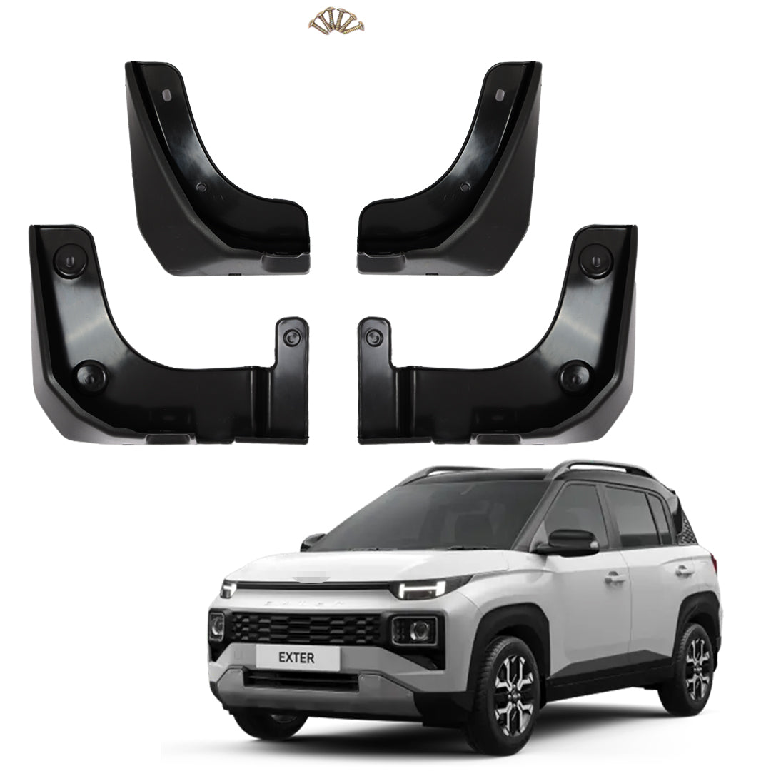 HYUNDAI EXTER 2023 ONWARDS, SET OF 4 PCS  MUD GUARD