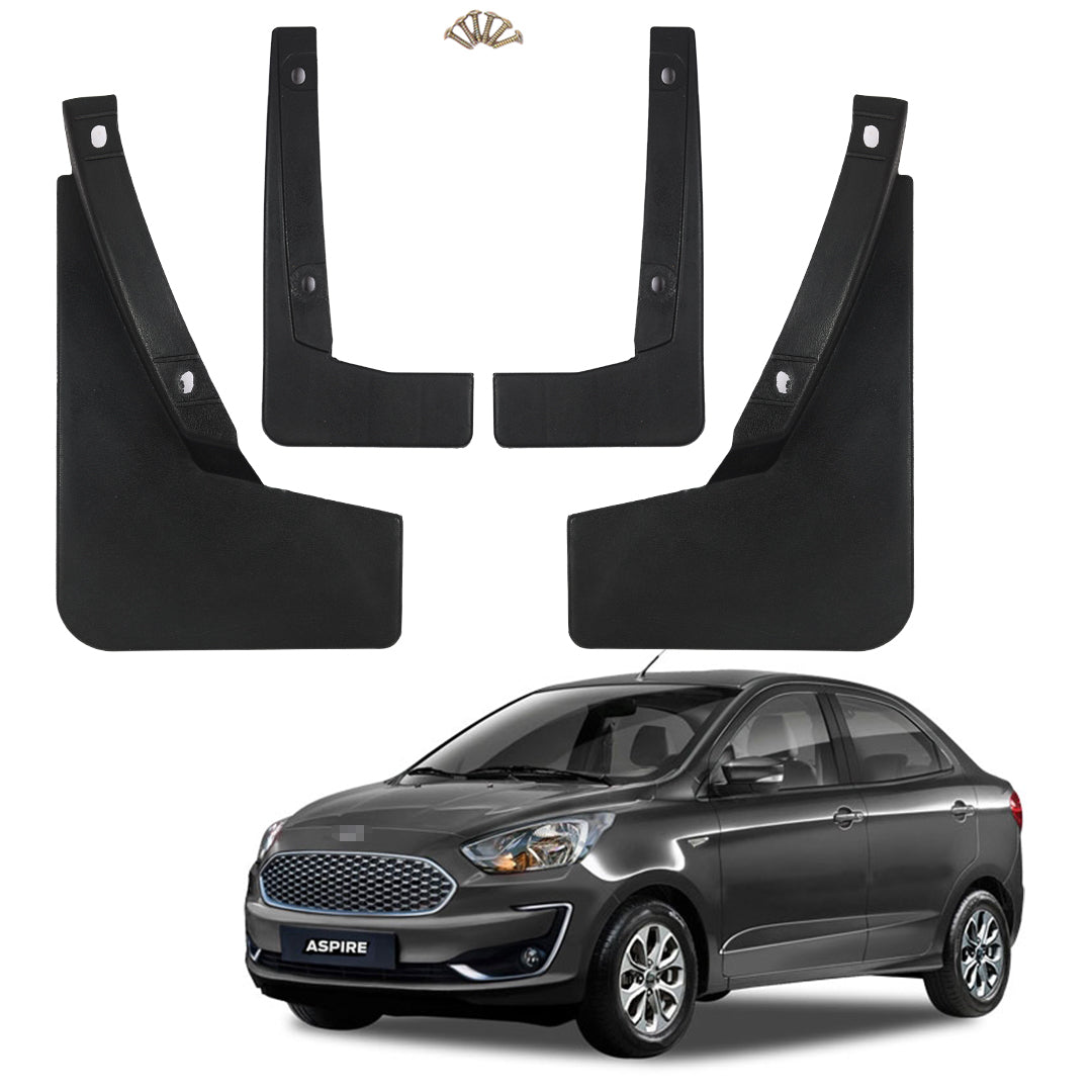 FORD ASPIRE/ FIGO  2015 ONWARDS, SET OF 4 PCS  MUD GUARD