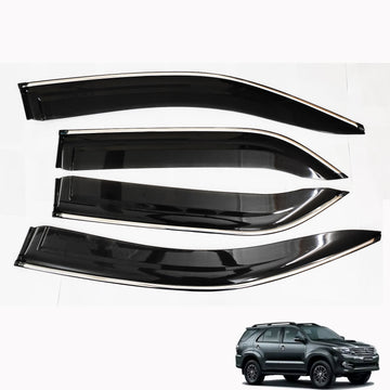 FORTUNER PLAIN 2012-2015, SET OF 4 PCS  DOOR VISOR