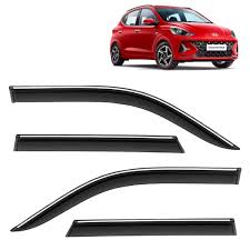 HYUNDAI GRAND I-10 CHROME LINE 2013 ONWARDS, SET OF 4 PCS  DOOR VISOR