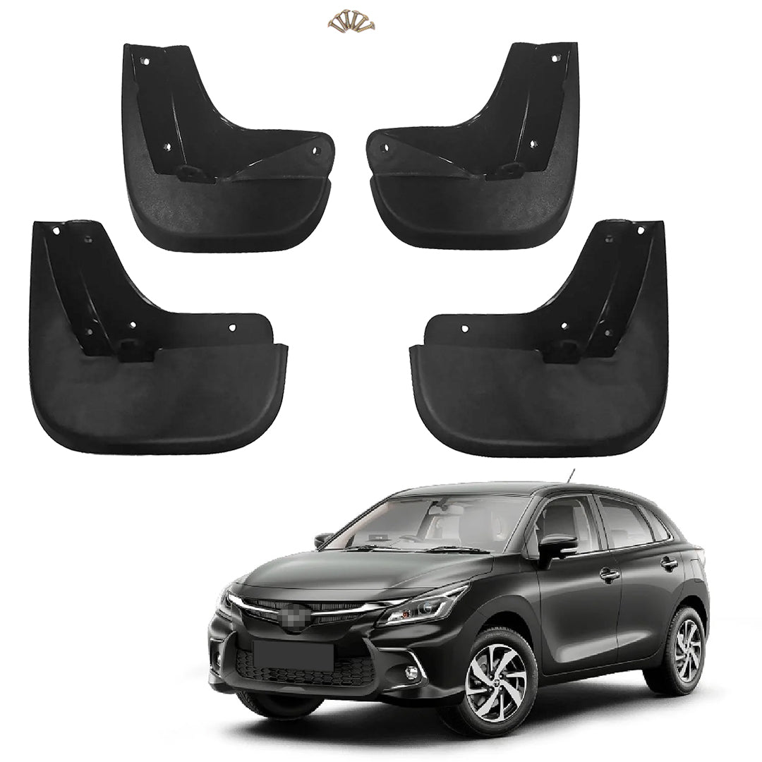 TOYOTA GLANZA 2022 ONWARDS, SET OF 4 PCS  MUD GUARD