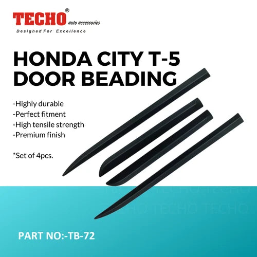 HONDA CITY 2014-2019, SET OF 4 PCS  DOOR BEADING