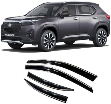 HONDA ELVATE CHROME LINE 2023 ONWARDS, SET OF 4 PCS  DOOR VISOR