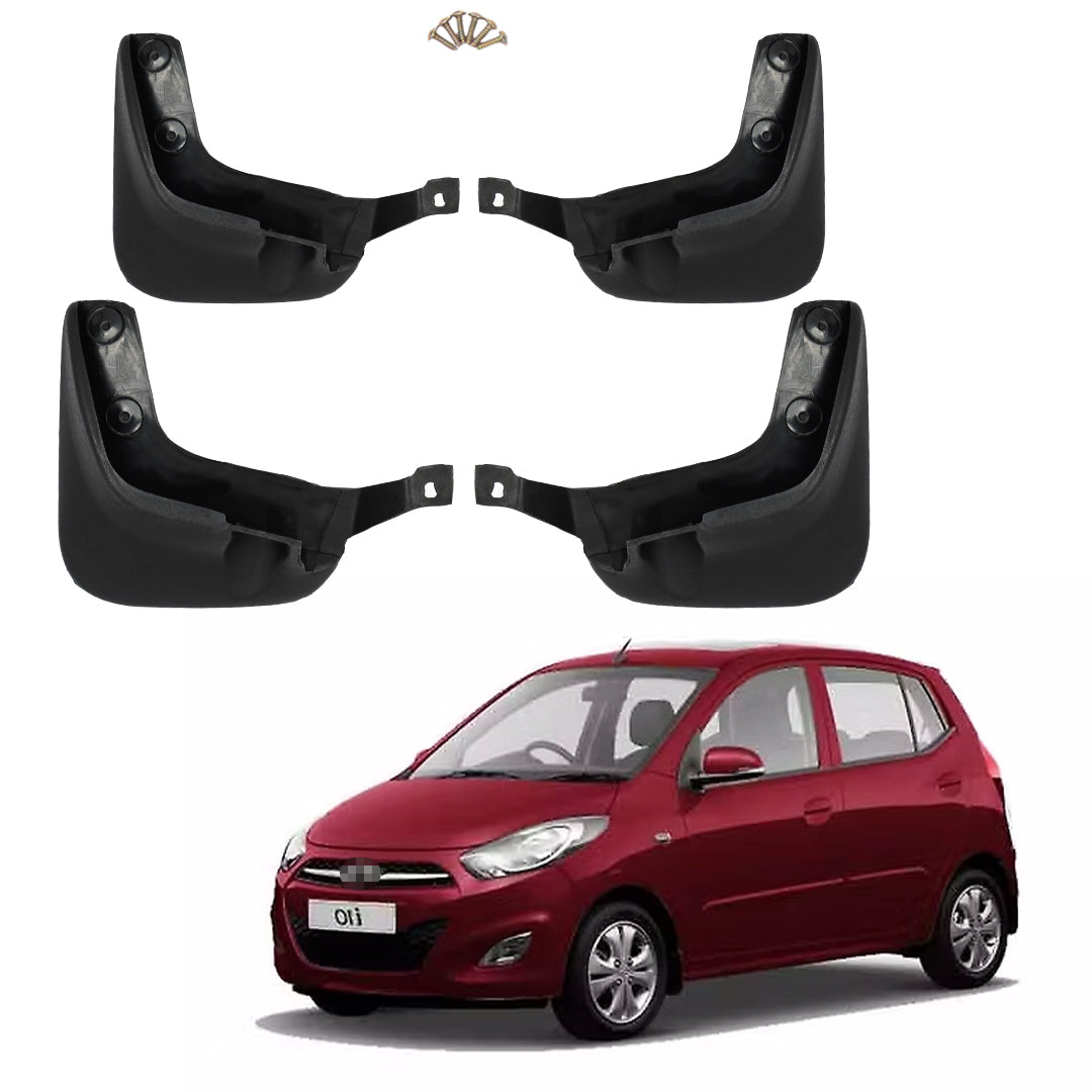 HYUNDAI I-10 2010 ONWARDS, SET OF 4 PCS  MUD GUARD