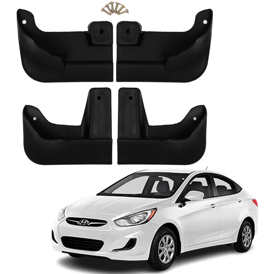 HYUNDAI ACCENT 2002 ONWARDS, SET OF 4 PCS  MUD GUARD