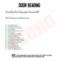 Hyundai i10 2007-2010 Door Beading