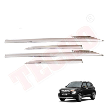 HYUNDAI V-NUE FULL CHROME 2019 ONWARDS, SET OF 4 PCS  DOOR BEADING