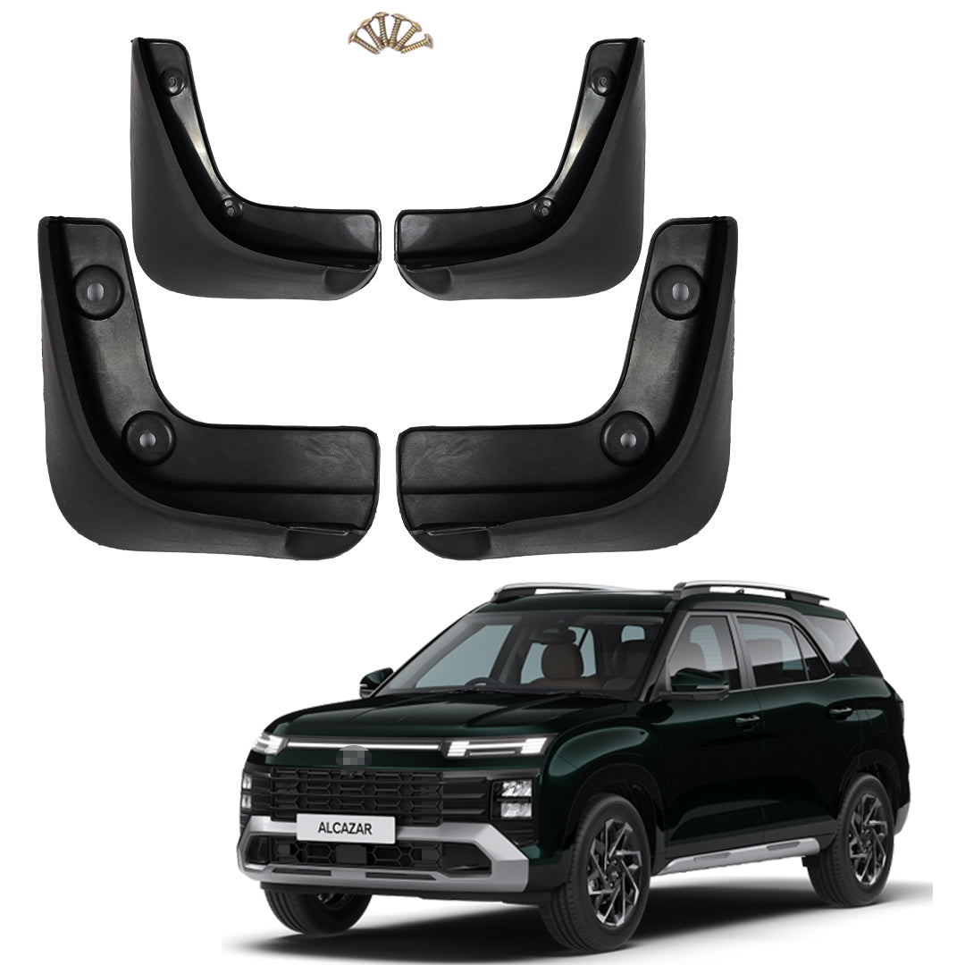 HYUNDAI ALCAZAR 2020 ONWARDS, SET OF 4 PCS  MUD GUARD