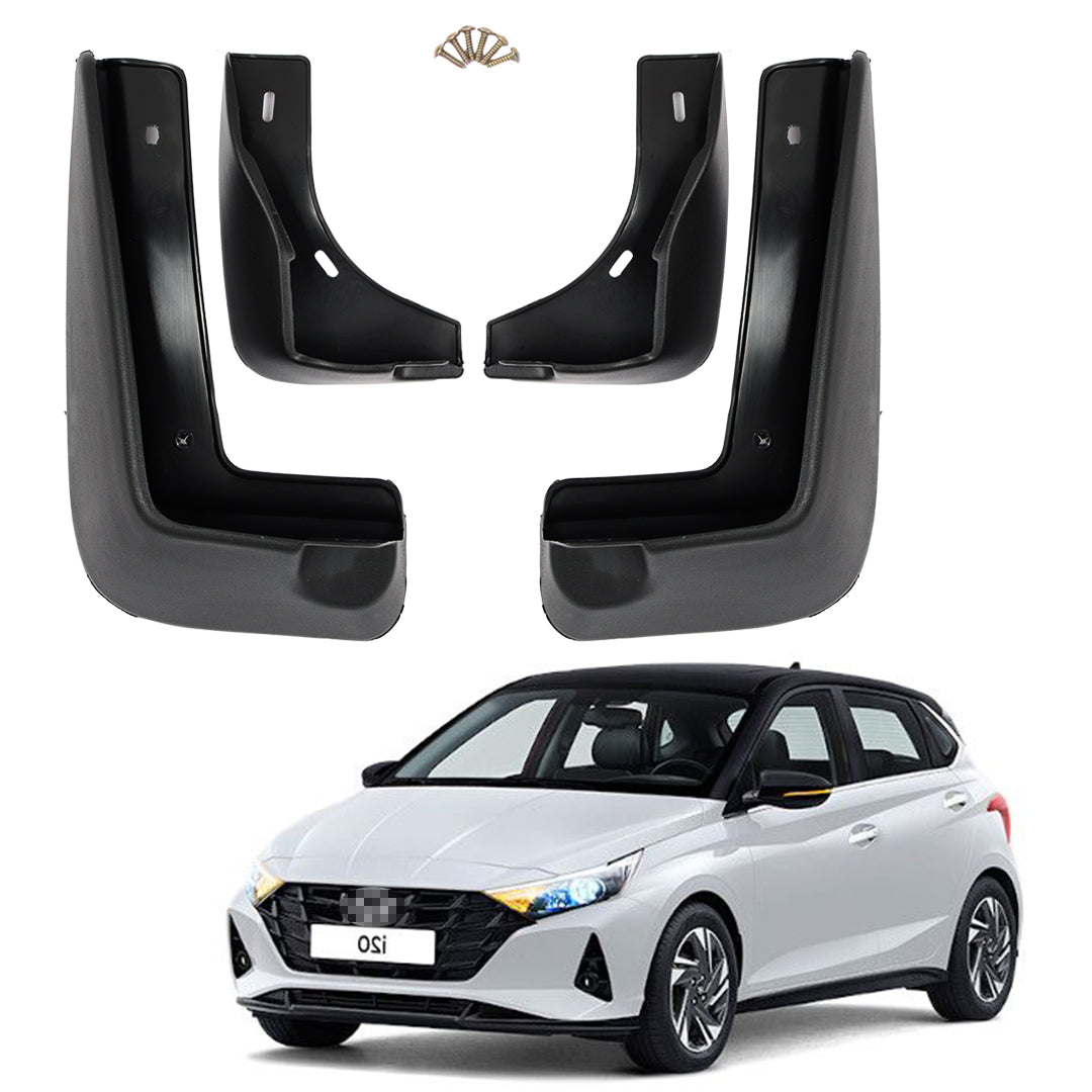 HYUNDAI I-20 ASTA/SPORTS 2023 ONWARDS, SET OF 4 PCS  MUD GUARD