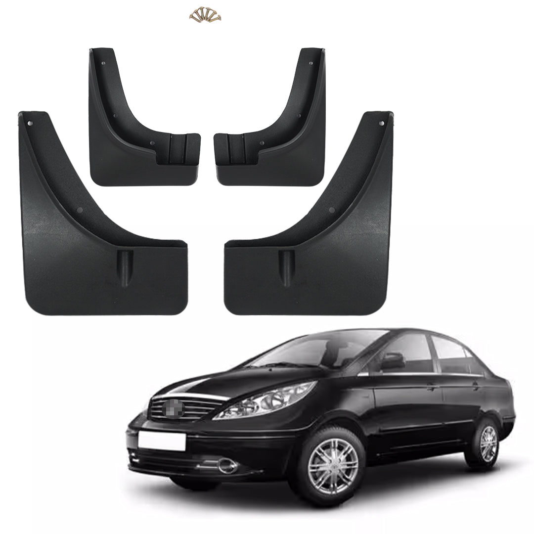 TATA INDIGO MANZA 2009 ONWARDS, SET OF 4 PCS  MUD GUARD