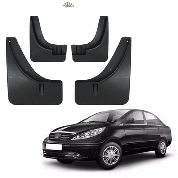 TATA INDIGO MANZA 2009 ONWARDS, SET OF 4 PCS  MUD GUARD