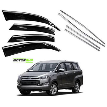 TOYOTA INNOVA CRYSTA CHROME LINE 2016-2020, SET OF 4 PCS  DOOR VISOR