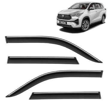 TOYOTA INNOVA HYCROSS WITH FLEXILINE CHROME 2023 ONWARDS, SET OF 4 PCS  DOOR VISOR