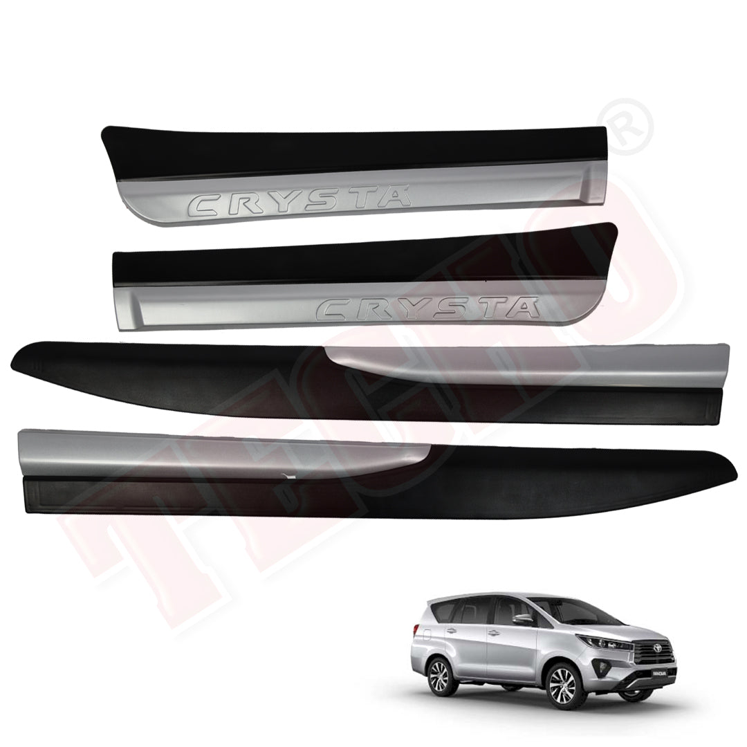 TOYOTA INNOVA CRYSTA BLACK WRITING 2016-2022, SET OF 4 PCS DOOR CLADDI ...