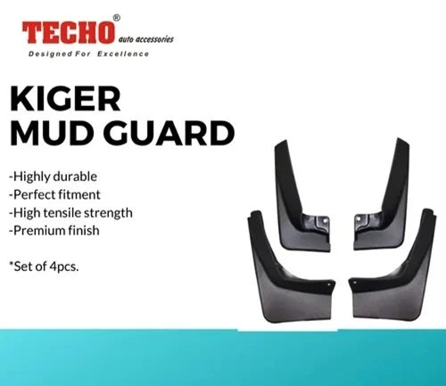 RENAULT KIGER 2021 ONWARDS, SET OF 4 PCS  MUD GUARD