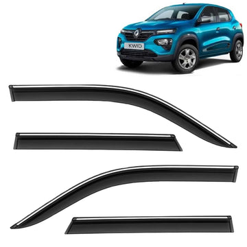 RENAULT KWID PLAIN  2015-2020 ONWARDS, SET OF 4 PCS  DOOR VISOR